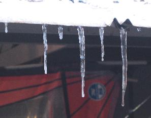 Icicles happen