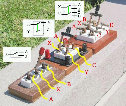 Various kinds of switches