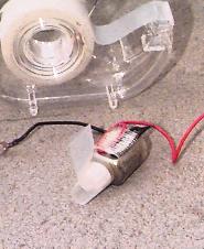 motor with the tape on it