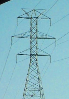 a high-voltage line