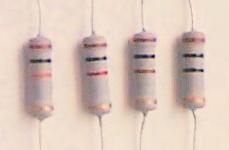 resistors of various sizes