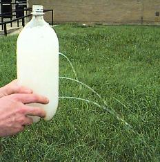a bottle with holes in it