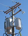 An electrical transformer