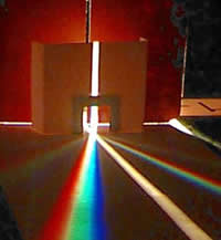 White light can be separated into light of many colors