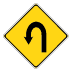 U-Turn sign