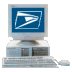 US Postal Service on a computer screen