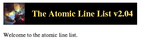 The Atomic Line List v2.04