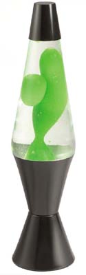 A lava lamp