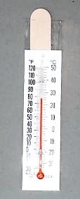 A picture of a thermometer